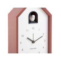 Budík Modern Cuckoo Karlsson KA6015RD, 20cm